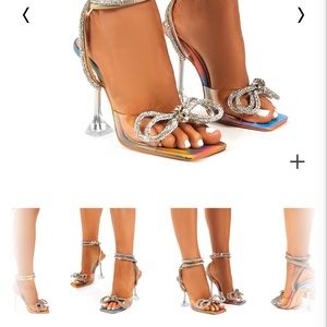 NEW!! Holographic glitter heels